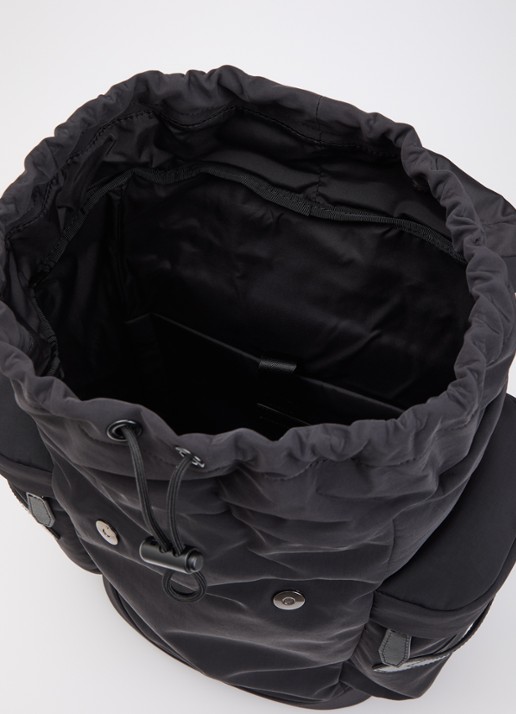 Armani Heren Rugzak met logo in de kleur Zwart