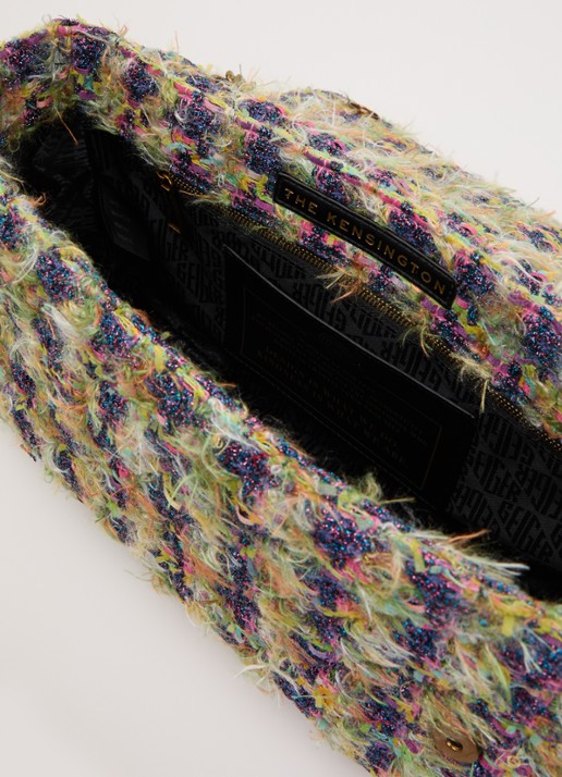Kurt Geiger Dames Kensington XXL schoudertas met tweed-look in de kleur Multicolor, maat: 1SZ