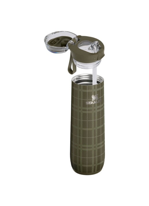 Stanley De Flowstate™ Spring waterfles 0,59 liter Mosgroen - Deal