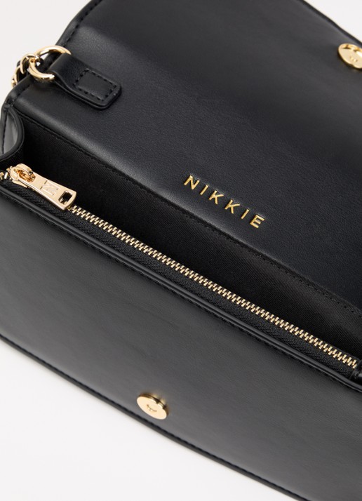 NIKKIE Dames Paxing crossbodytas met logo in de kleur Zwart