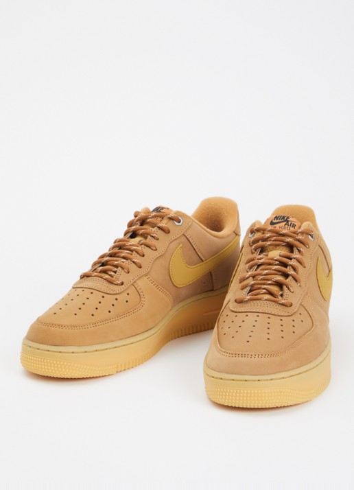 Nike Heren Air Force 1 '07 WB sneaker van nubuck in de kleur Camel, maat: 45,5