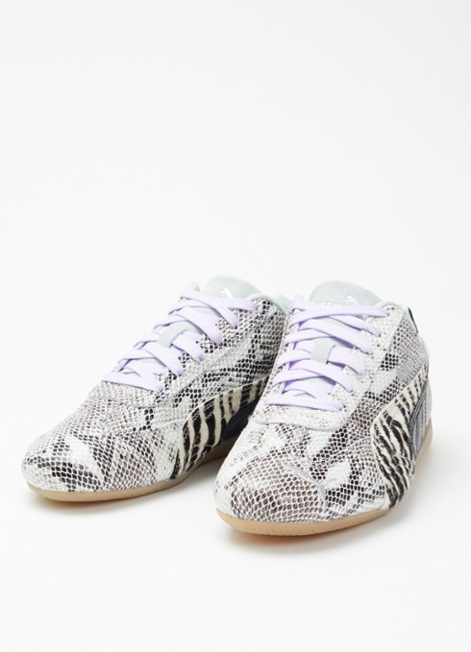 Puma Dames Speedcat sneaker van leer met print in de kleur Multicolor, maat: 39