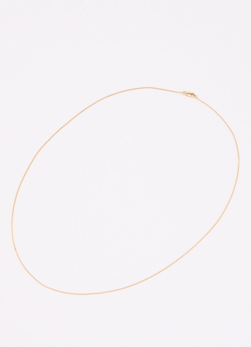 Anna + Nina Dames Gourmet ketting verguld in de kleur Goud, maat: 70