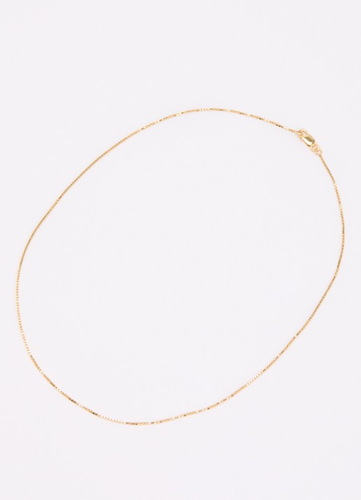 Anna + Nina Dames Venetian ketting verguld in de kleur Goud, maat: 43