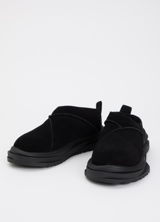UGG Heren Classic Micro Distort instapper van suède in de kleur Zwart, maat: 45