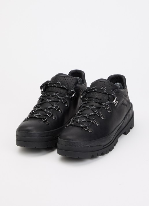 Timberland Heren Low Lace GTX veterschoen van leer in de kleur Zwart, maat: 45
