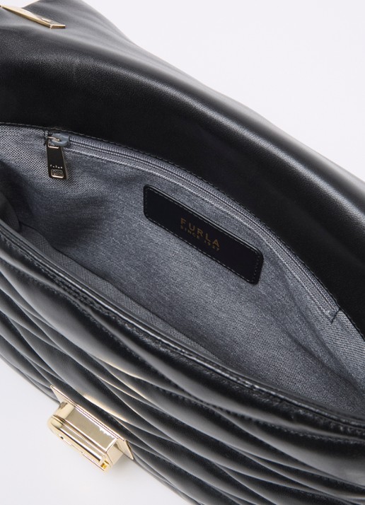 FURLA Dames 1927 M crossbodytas van leer met quilt patroon