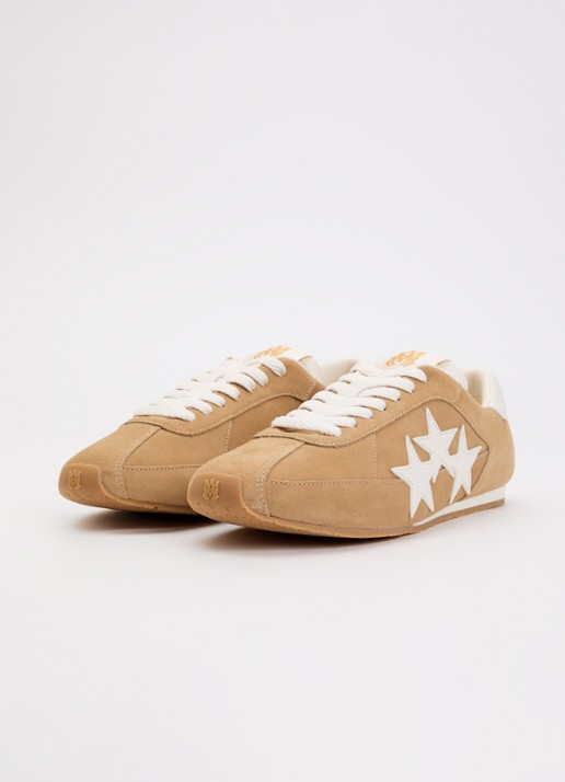 AMIRI Dames Pacific Flat sneaker van suède in de kleur Zand, maat: 41
