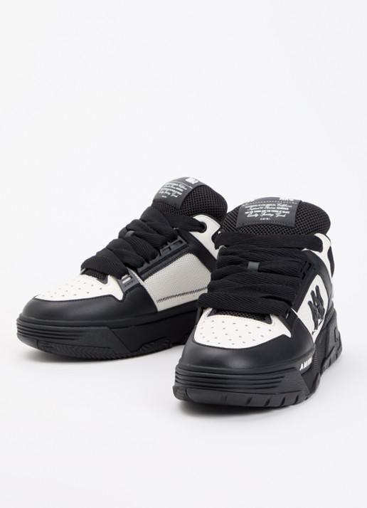 AMIRI Heren MA-1 sneaker van leer met logo in de kleur Zwart, maat: 43