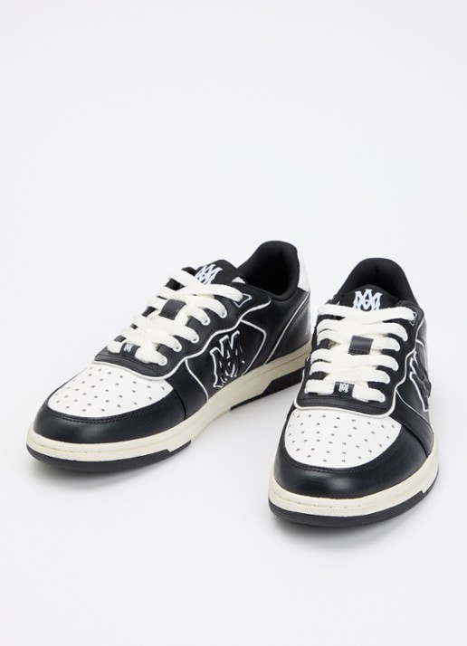 AMIRI Heren Newport sneaker van leer met logo in de kleur Zwart, maat: 40