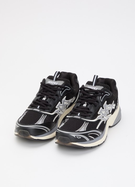 AMIRI Heren M-Tech sneaker van mesh met leren details in de kleur Zwart, maat: 40