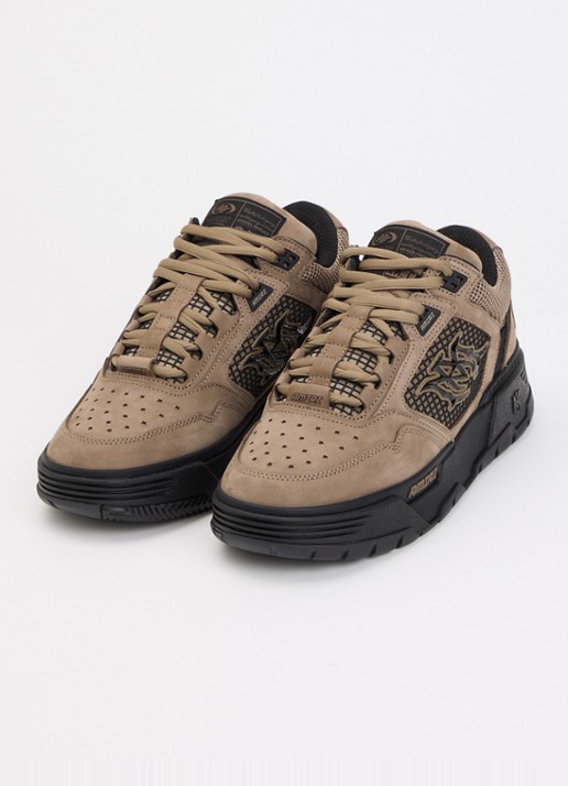 AMIRI Heren MA-94 sneaker van leer in de kleur Lichtbruin, maat: 45