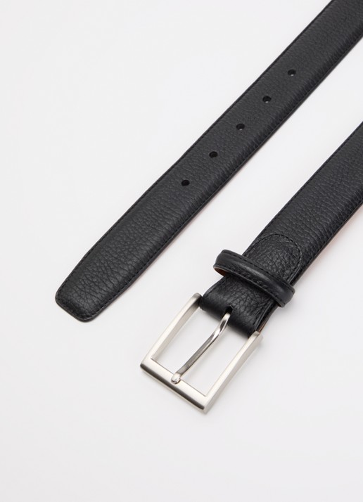 Magnanni Heren 1078 riem van leer in de kleur Zwart, maat: 115
