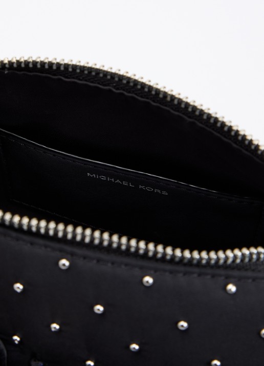 Michael Kors Dames Dakota crossbodytas met studs en verstelbare schouderriem in de kleur Zwart, maat: 1SZ