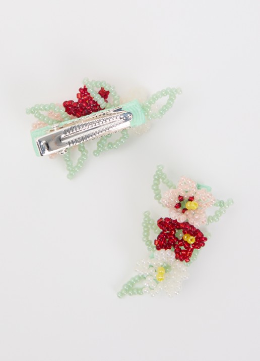 Konges Sløjd Meisjes Flower Field haarclip in set van 2
