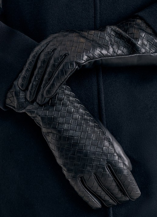 Phase Eight Dames Handschoenen van leer in de kleur Zwart