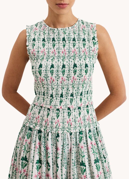 Phase Eight Dames Chiara midi jurk met bloemenprint in de kleur Groen