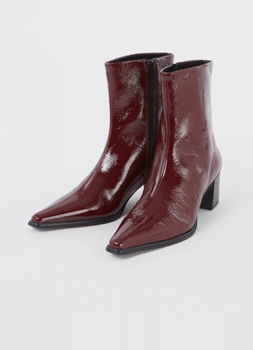 Vagabond Shoemakers Dames Giselle enkellaarsje van leer in de kleur Bordeauxrood, maat: 36