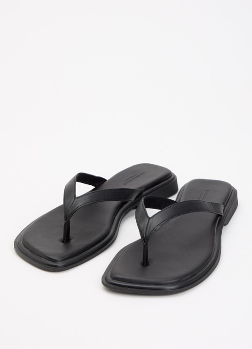 Vagabond Shoemakers Dames Izzy slipper van leer in de kleur Zwart, maat: 39
