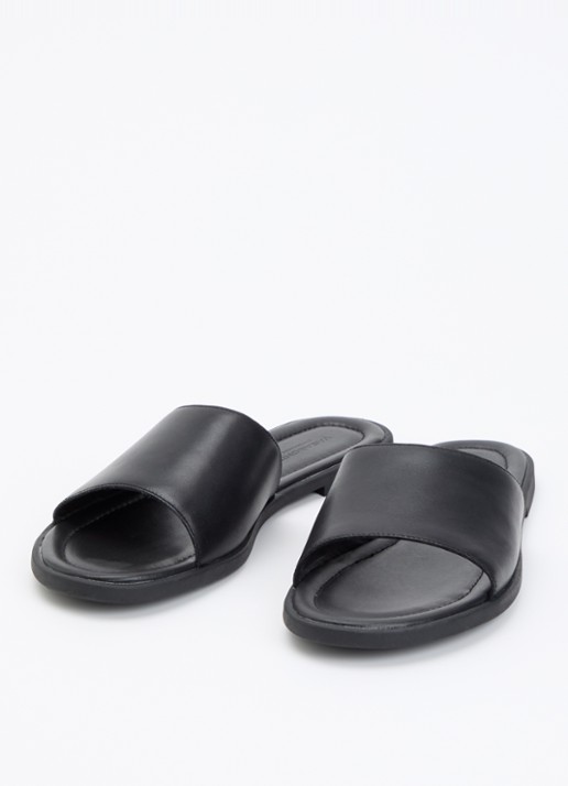 Vagabond Shoemakers Dames Zaida slipper van leer in de kleur Zwart, maat: 40