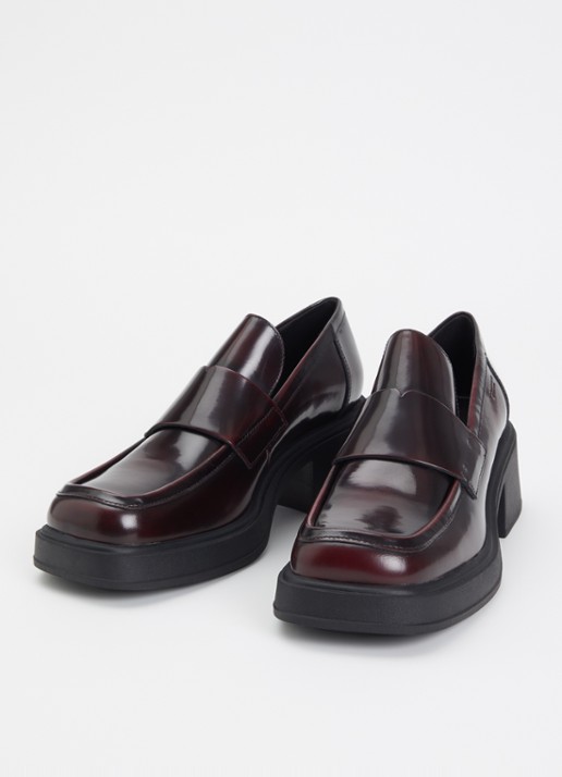 Vagabond Shoemakers Dames Dorah loafer van lakleer in de kleur Bordeauxrood, maat: 41