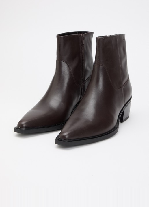 Vagabond Shoemakers Dames Kelsey enkellaarsje van leer in de kleur Donkerbruin, maat: 42