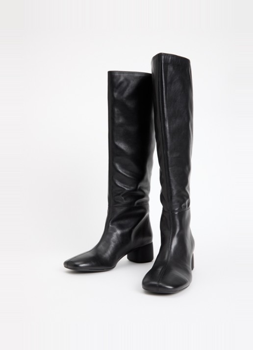 Vagabond Shoemakers Dames Livia overknee laars van leer in de kleur Zwart, maat: 38