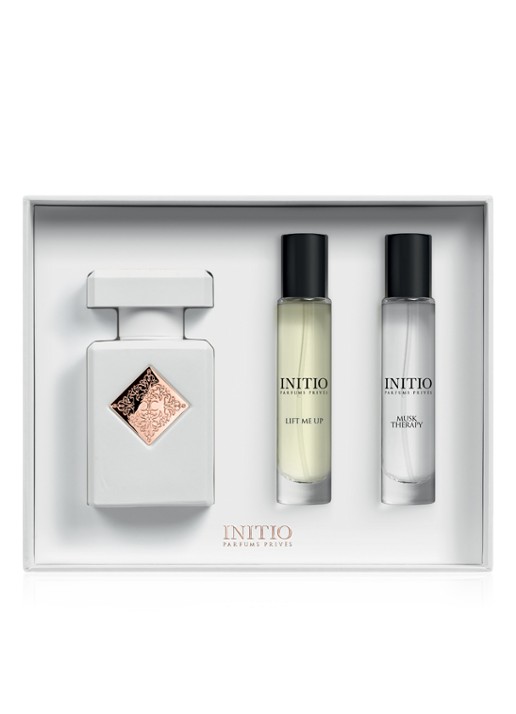INITIO Parfums Privés Musk Therapy Festive Set Eau de Parfum - geurenset - voorkant 2 beige