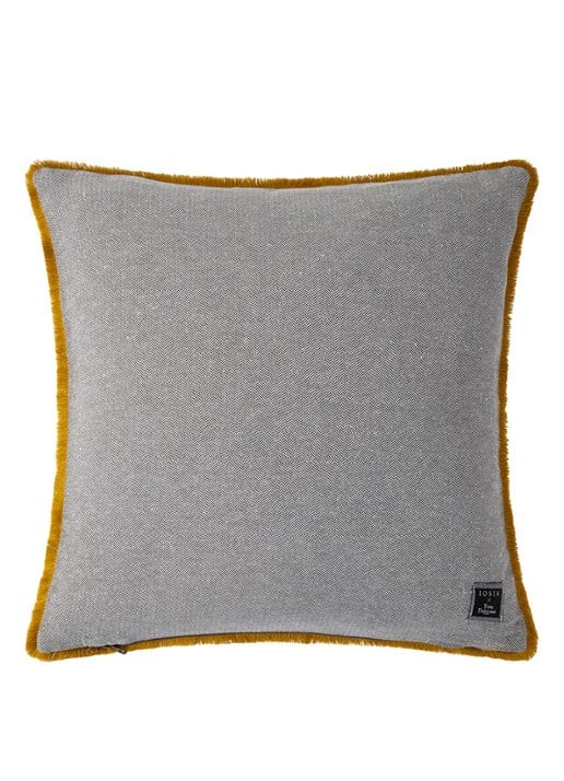 Iosis Masques sierkussenhoes 45 x 45 cm - achterkant 4 donkerblauw