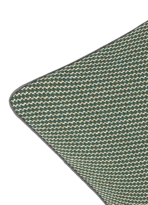 Iosis Matcha sierkussenhoes 45 x 45 cm - detail mosgroen