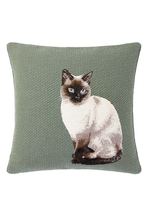 Iosis Matcha sierkussenhoes 45 x 45 cm - voorkant 3 mosgroen