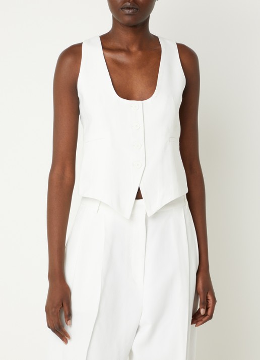 IRO Cala gilet met paspelzakken