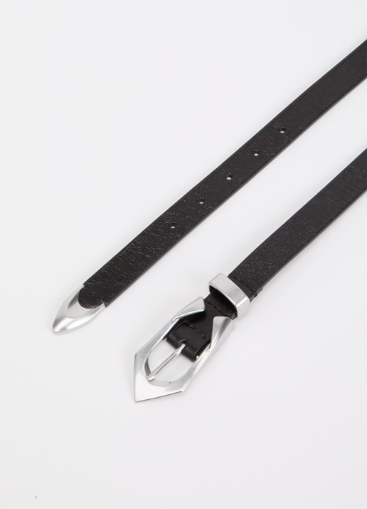 IRO Cuff riem van kalfsleer - detail 2 zwart