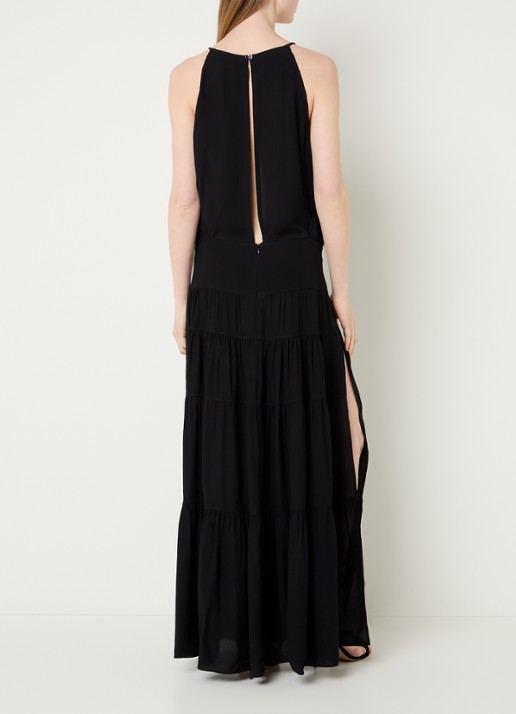 IRO Island maxi jurk - achterkant 2 zwart