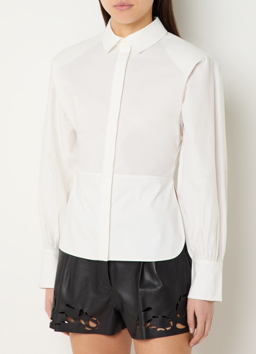 IRO Janine blouse met stretch