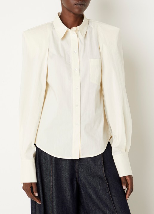 IRO Lizbeth blouse met ballonmouw