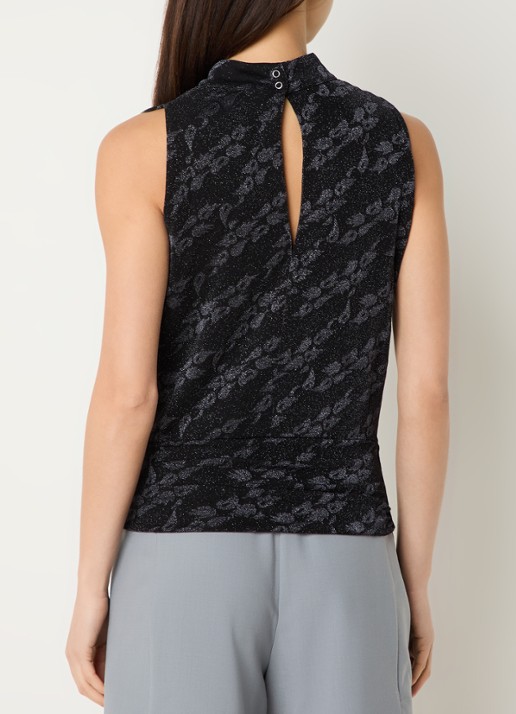 IRO Ornelia top met lurex - achterkant zwart