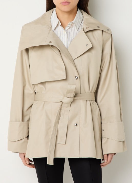 IRO Ralya trenchcoat met steekzakken