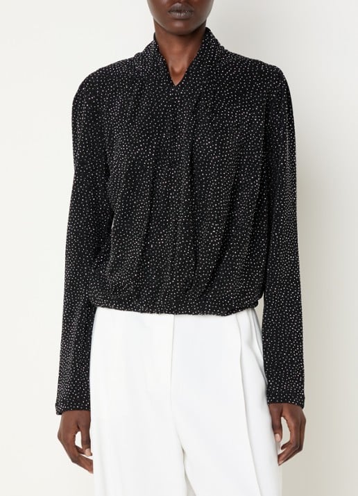 IRO Ysane top met strass