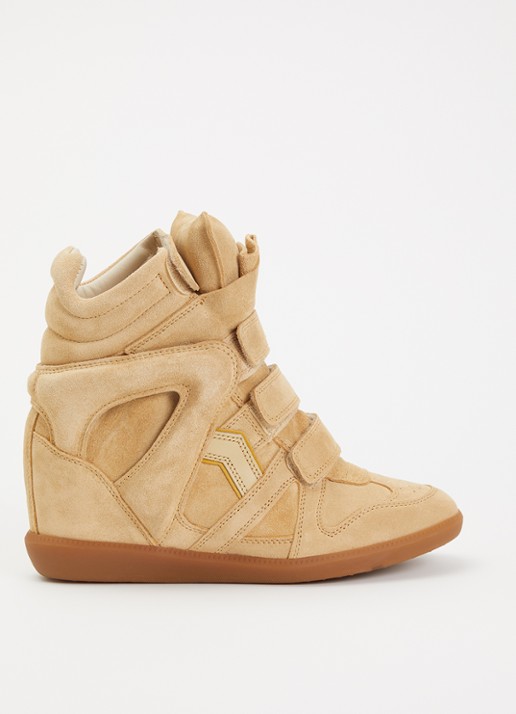 Isabel Marant Bekett sneakerwedge van suède