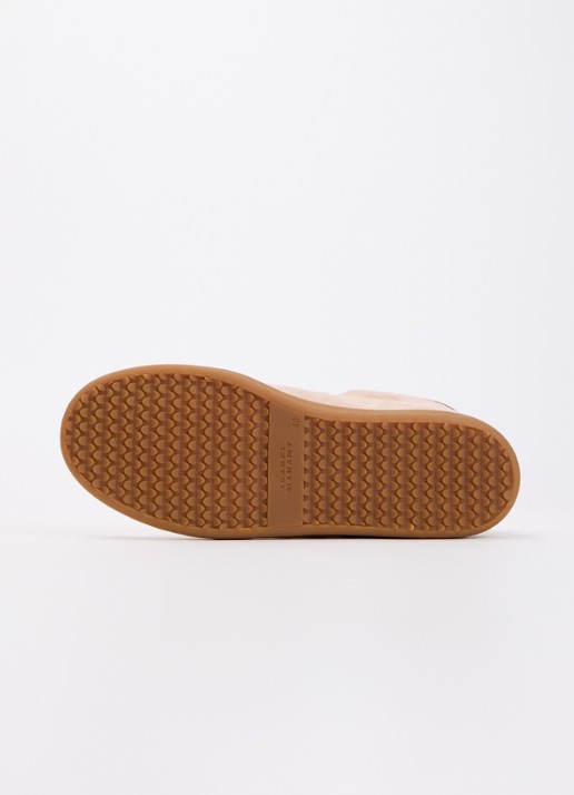 Isabel Marant Beth sneaker van leer met details van suède  - detail 3 oudroze