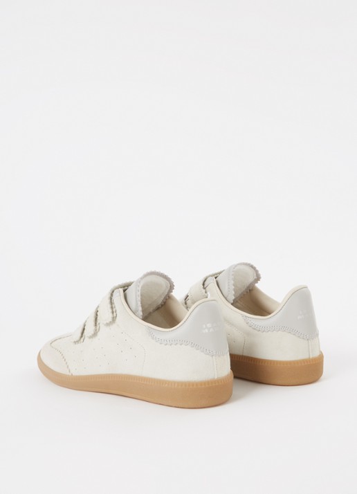 Isabel Marant Beth sneaker van suède  - detail 4 donkerbeige