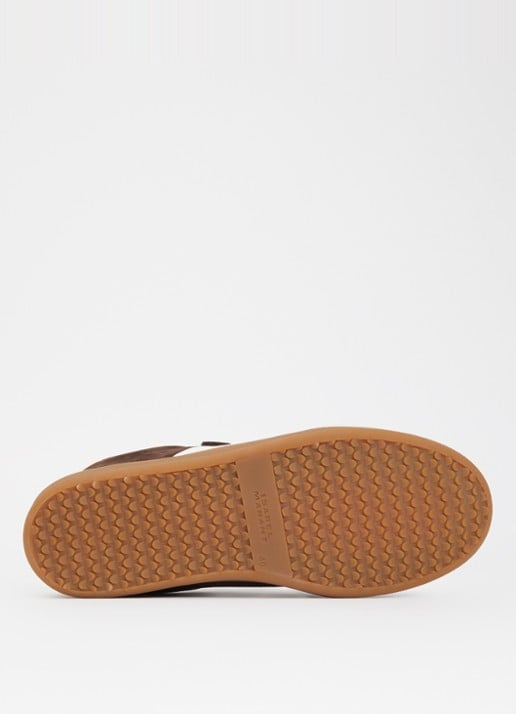 Isabel Marant Beth sneaker van suède - detail 5 chocoladebruin