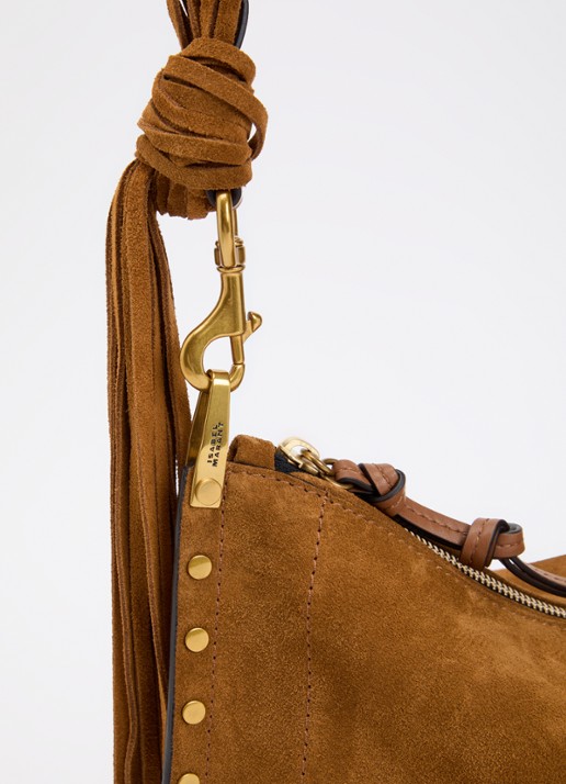 Isabel Marant Bolton schoudertas van suéde met franjes - detail 5 bruin