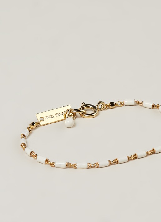 Isabel Marant Casablanca armband met kralen - detail goud