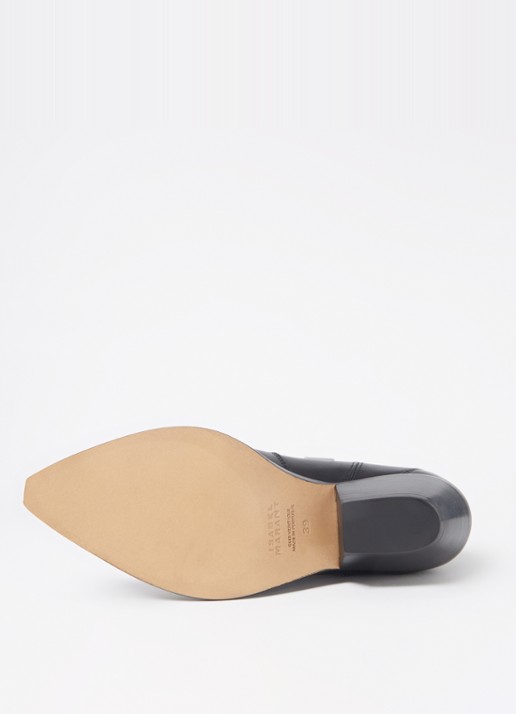 Isabel Marant Denvee cowboylaars van kalfsleer - detail 6 zwart