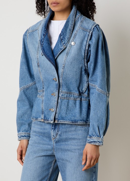 Isabel Marant Dolie spijkerjas met steekzakken