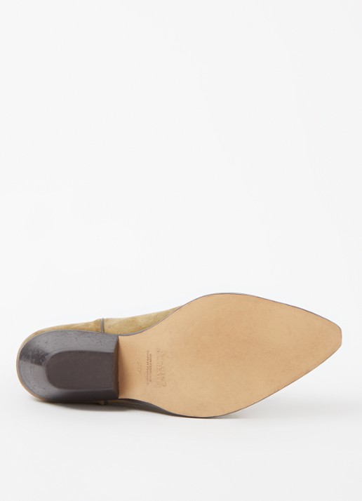 Isabel Marant Duerto cowboylaars van kalfssuède - detail 6 khaki