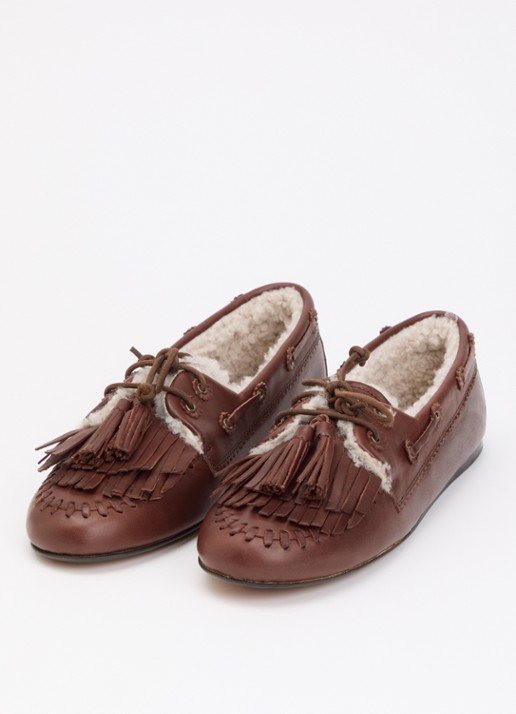 Isabel Marant Fersi bootschoen van kalfsleer - detail bruin