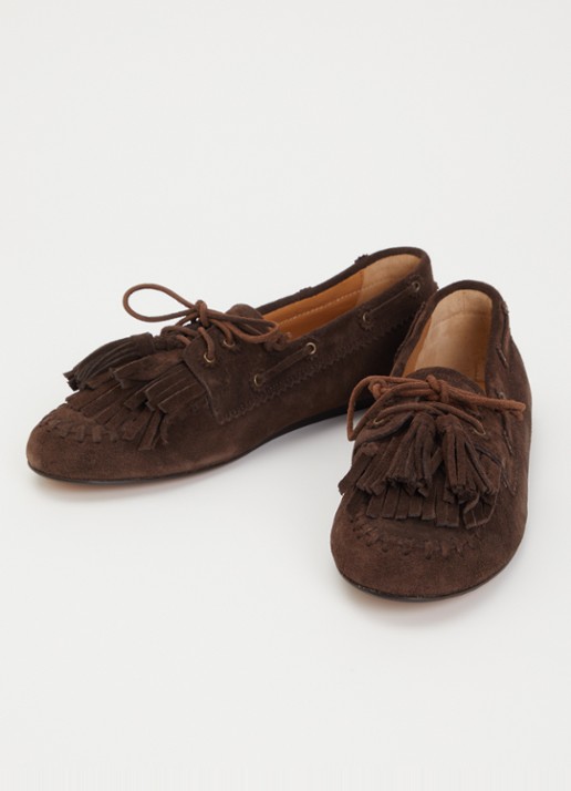 Isabel Marant Fersi bootschoen van kalfssuède - detail 2 donkerbruin